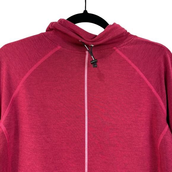 Nike Thermal Brushed Fleece Lined Cowl Neck Pullover Women’s Size Large Dri-Fit - Picture 2 of 10